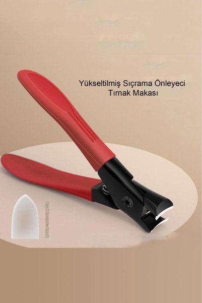 Profisher Büyük Sert Özel Tırnak Makası Sıçrama Önleyici Düz Ağız