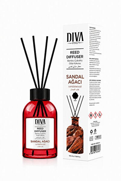DİVA LEMN DE SANTAL odorizant cu Bețișoare 100ml
