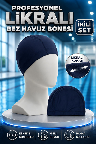 viyol marketim 2 bucăți material elastic șepci de înot din material textil – ...