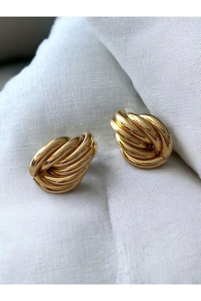 Alveole Jewelry İkonik Kruvasan Formlu Küpe