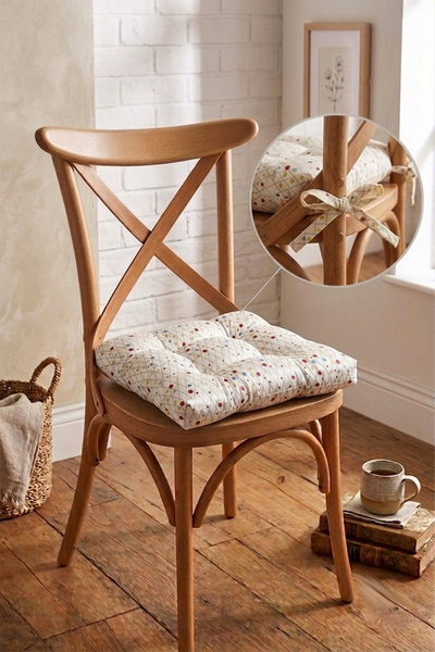 aymira home 1 Pc Digital Printed Lace-Up Pofidic Chair and Picnic Cushion Mul...
