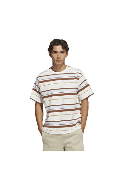 adidas Erkek Beyaz T-shirt STRIPE TEE KX1267