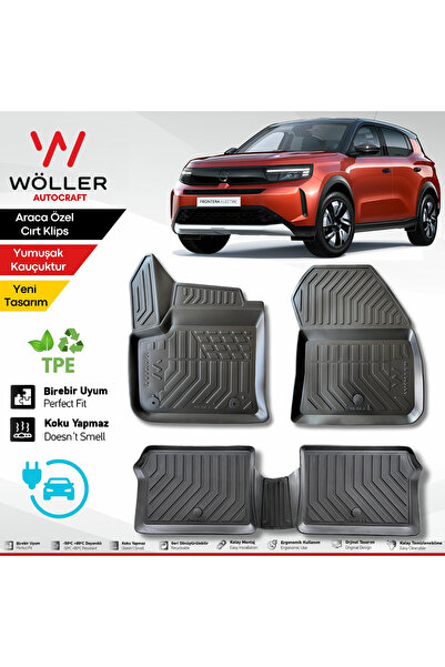 wöller Opel Frontera Paspas Elektrikli 2025 Sonrası Uyumlu 3d Havuzlu Paspas
