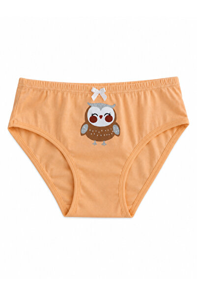 ÖZKAN underwear Özkan 41603 5'li Paket Kız Çocuk Karışık Renkli Desenli Pamuklu Yumuşak Slip Külot