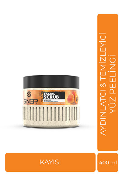 Sinep Aydınlatıcı & Temizleyici Yüz Peelingi 400 ml Kayısı