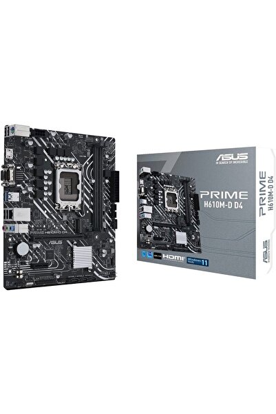 ASUS PRIME H610M-D Intel H610 mATX LGA1700 DDR4