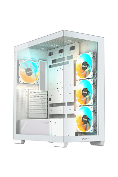 Gigabyte C500 PANORAMIC STEALTH ICE, Carcasă Mid-Tower, ATX, Alb