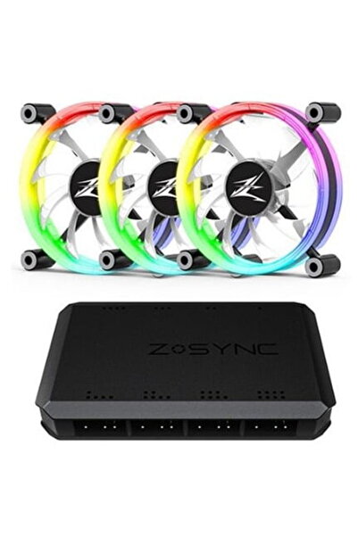 Zalman LF120A3 120MM RGB Ring LED Case Fan-3 Packs