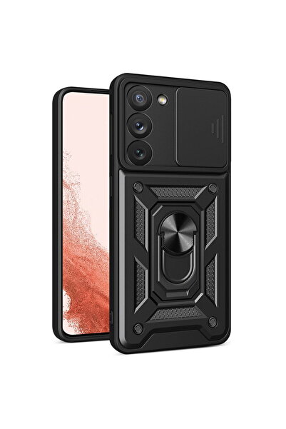 Techsuit Husă pentru Samsung Galaxy S23 Plus - Seria CamShield - Negru