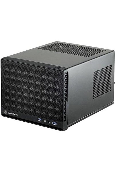 SilverStone SST-SG13B-C, Mini-ITX cube, USB Type-C Negru