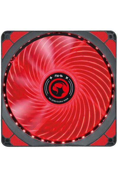 MARVO Ventilator 140 mm FN-16 red LED