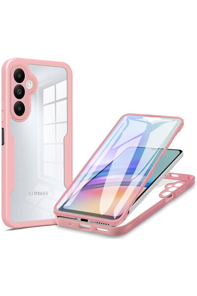 Techsuit Husă pentru Samsung Galaxy A05s + Folie - ColorVerse 360 Series - Roz