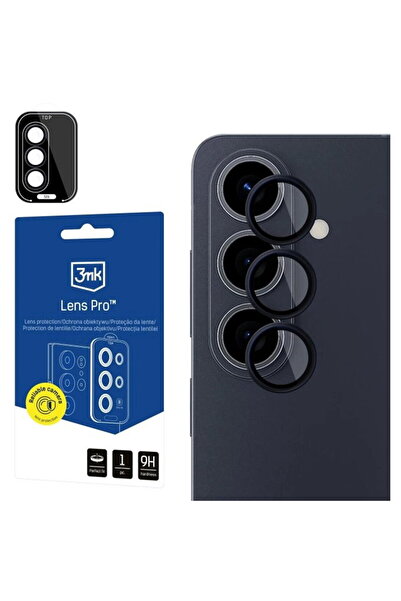 3MK Folie pentru Samsung Galaxy S26 Plus - Protecție Lentilă Pro - Negru