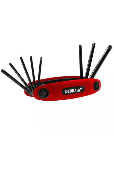 DEDRA EXIM Chei torx T9-T40 set 8buc, CRV, innegrite