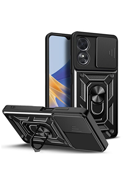 Techsuit Husă pentru iPhone XS Max - Seria CamShield - Negru