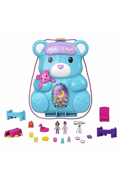 Polly Pocket Çanta Olabilen Micro Oyun Setleri GKJ63 - Teddy Bear Purse
