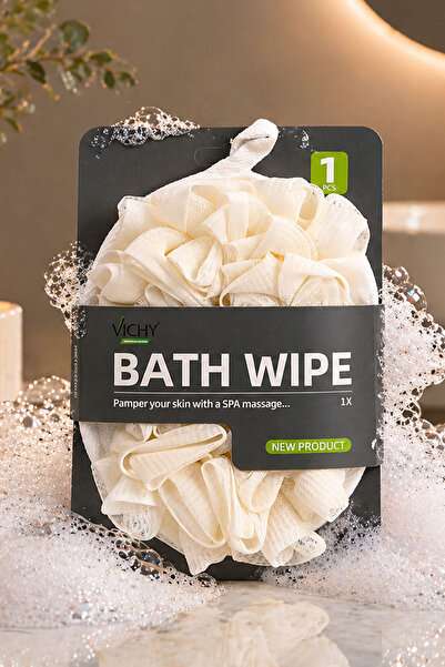 Vichy Bath Loofah Sponge Body Scrubber Foam Enhancer Shower Loofah Body Clean...