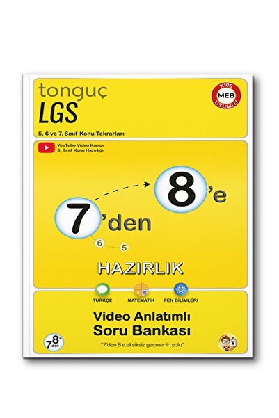Tonguç Yayınları 7 Den 8 E Hazırlık Kitabı Tonguç Akademi
