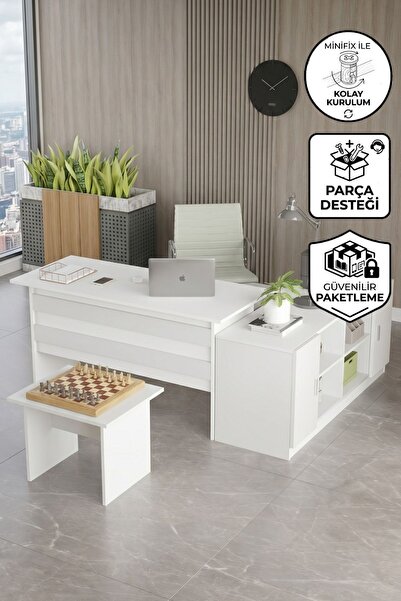 Bega ABF Office Desk Set Desk Set Color White BEG10-W