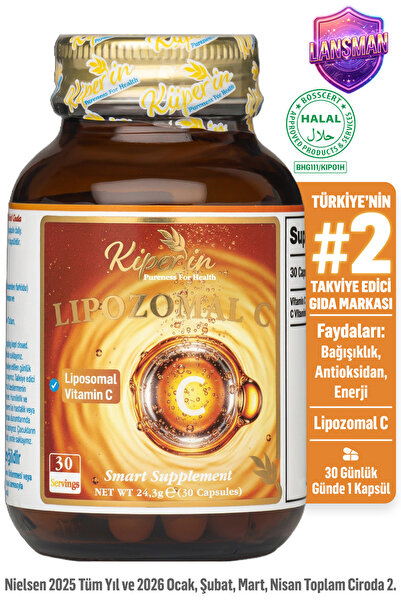 Kiperin Lipozomal C Vitamini 500mg | Lipozomal Kaplama ile Çok Yüksek Biyoakt...