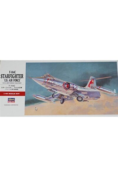 Hasegawa نموذج طائرة حربية بلاستيكية بمقياس 1/48، طراز F-104C ستارفايتر للقوا...