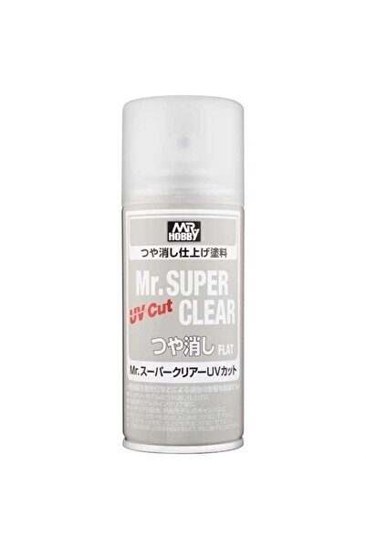 Mr. Hobby Mr.Hobby B-523 170 ml. Mr.Super UV Korumalı Mat Vernik, Sprey Model...