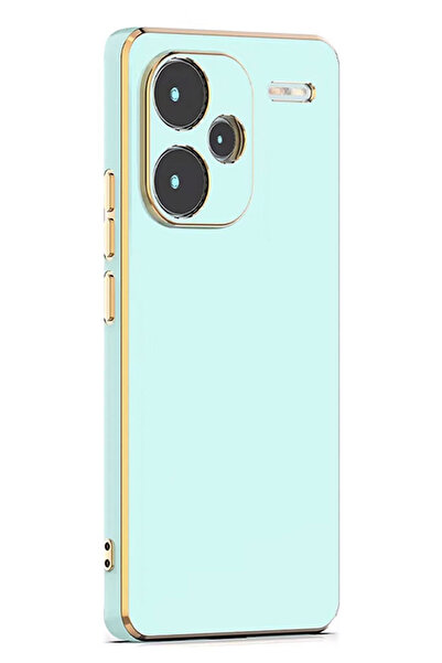 CEPSTOK Xiaomi Redmi Note 13 Pro Plus 5G Kılıf Kenar Detaylı Yumuşak Parlak S...