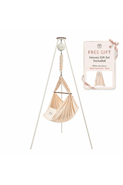 Moonboon Classic Bundle Baby Hammock With White Motor Premium & Tripod Stand ...