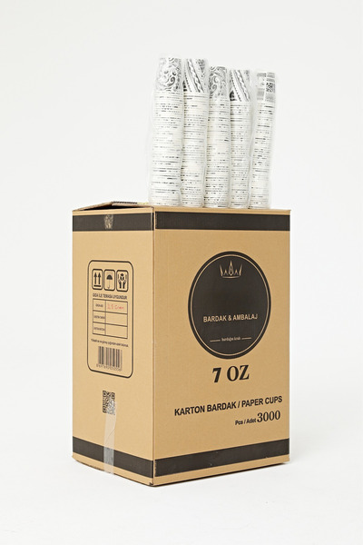 KentOyuncaK 7 oz Leak-Proof 2500-Count Carton Cups - Disposable Paper Cups - ...