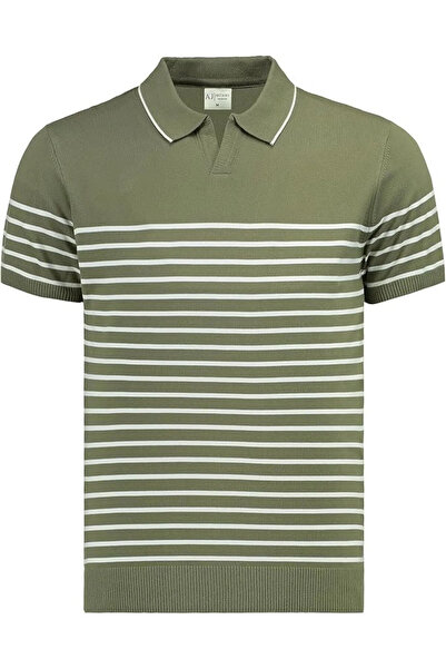ANTHONY JACKSON Premium Men's Knitwear Polo T-Shirt Emiliano
