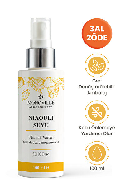 Monoville Nioli Suyu 100 ml Sprey Başlıklı (Niaouli Water)