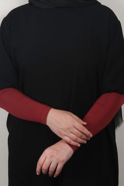 Eşarppark Aker Düz Kolluk 2542-8 Bordo