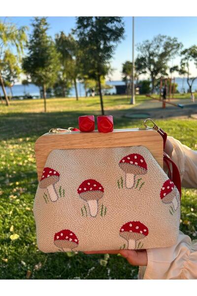 Craft Craftsis Punch İşleme Ahşap Burslu Çanta