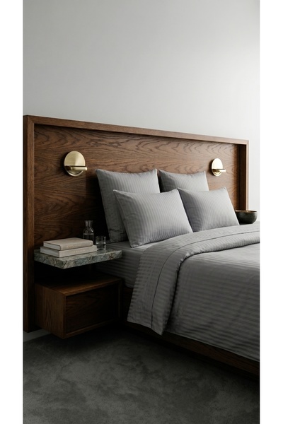 Minteks Deluxe Cotton Satin Double Duvet Cover Set
