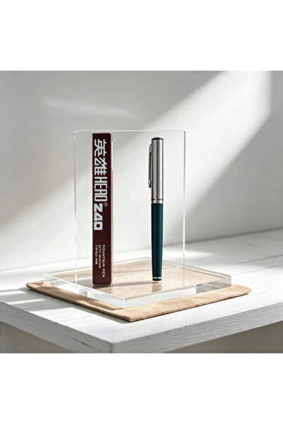 Choice F Green Hero 240 Retro Fountain Pen Classic Design Fine 0.5mm Iridium ...