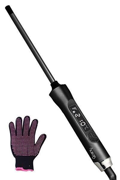 Hairens Hrs-140 Afro Dalga 9 mm Kıvırcık Saç Maşası, 20 Cm Ultra Uzun Başlık ...