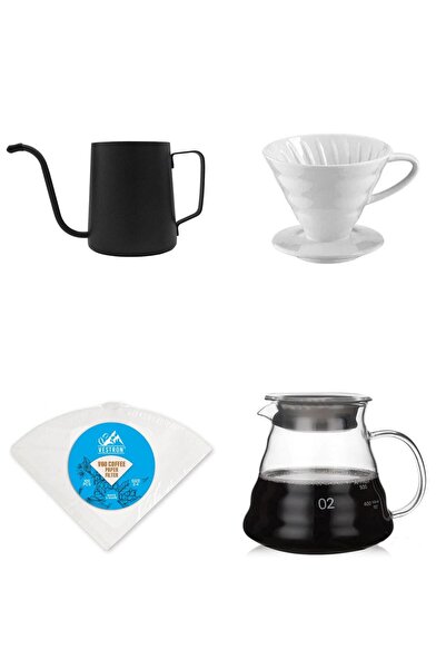 VESTRON V60 Kahve Demleme Tanışma Seti | 4'lü Set HomeBarista 404