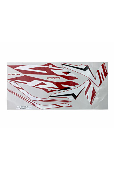 monero Honda CRF 250 L Etiket Seti No:3