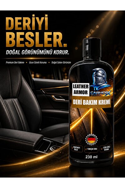CARMORX Deri Temizleyici ve Bakım Kremi | Oto Koltuk & Döşeme İçin Besleyici ...