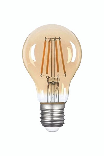 LEDOLET FLAMENT 6W 2700K A60 GOLD LED AMPUL KIRILMAZ GÖVDE DİM EDİLEBİLİR