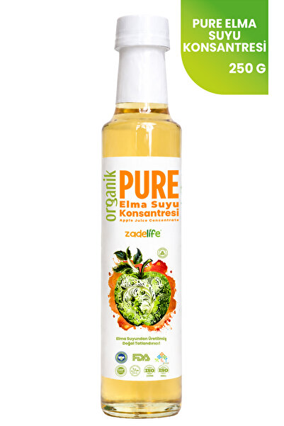 zadelife Organik Elma Suyu Konsantresi Fda Onaylı 250 ml