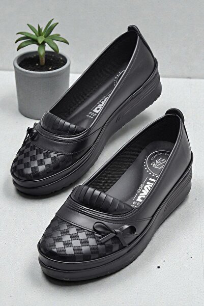 ISPARTALILAR 25-22 Orthopedic Sole Black Daily Women's Shoes Casual Women's S...