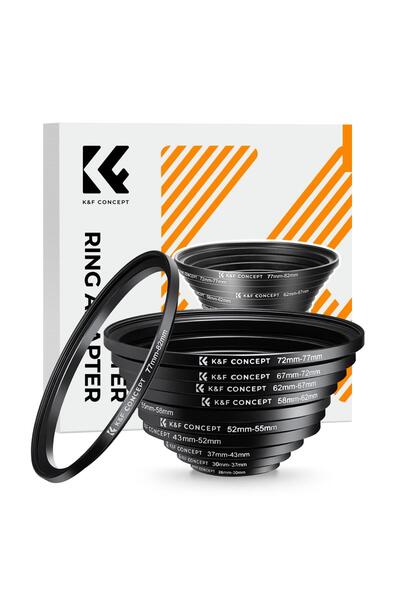 K&F CONCEPT 11 in 1 sStep UP Ring SETİ