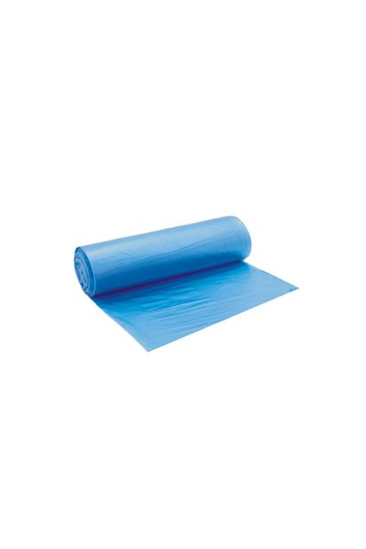 Intern Saci menajeri 120 L 70 x 110 cm HDPE albastru 10 bucăți/rolă