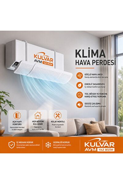 KULVARAVM Ayarlanabilir Klima Hava Perdesi Klima Hava Yönlendirici Klima Apar...