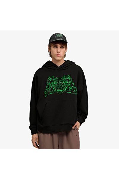 Puma سويت شيرت رجالي أسود من X Ripndip Boxy