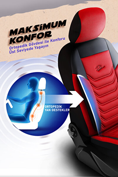 Panda Kılıf PANDA FLORİDA SERİSİ PİKE KUMAŞ OTO KOLTUK KILIFI - TAM SET