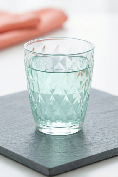 LAV Artemis Glass Water Cup Set of 6 340 ml (Soft Drink Cup)