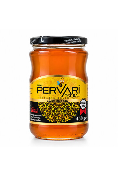 tatbal Pervari Yüksek Rakımlarda Yetişen Doğal Süzme Çiçek Balı 450 Gr.