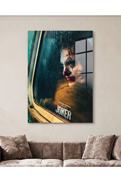FavloArt Joker Pleksi Tablo | Sinematik Film Posteri ve Modern Duvar Dekoru